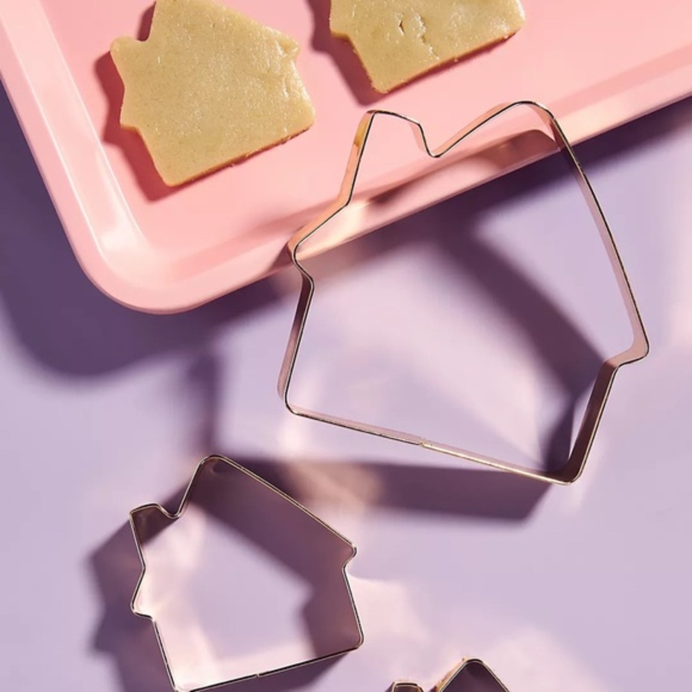Anthropologie-Gingerbread House Cookie Cutters, Set of 3